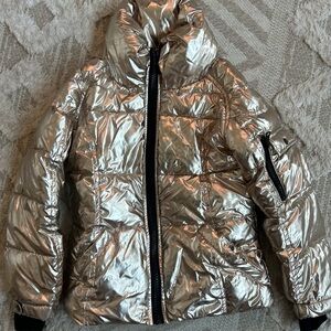 Kids Gold Puffer Jacket